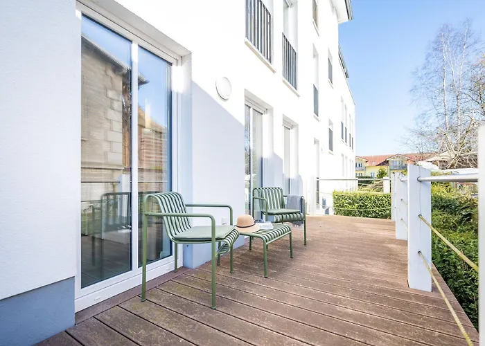 Apartmán Lindholm-strandnaehe -balkon-im Zentrum Von 1 *